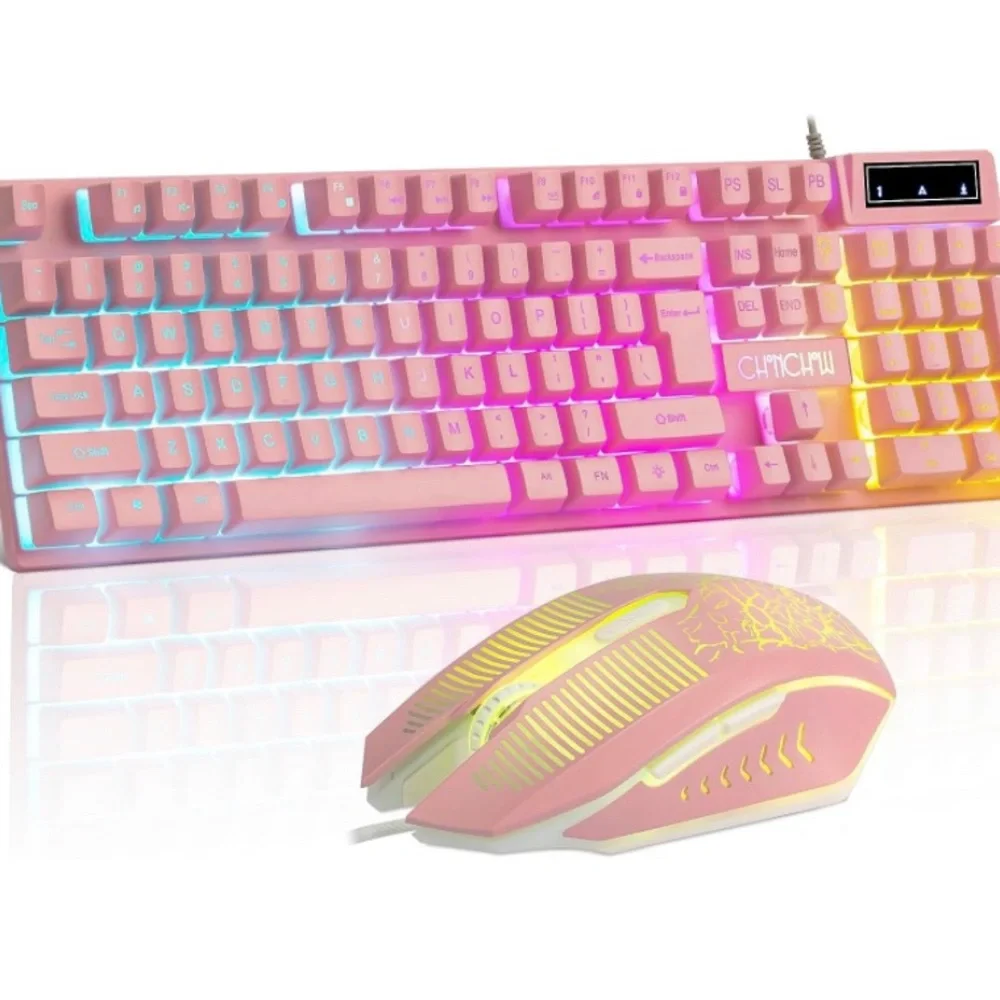 Pink Gaming Keyboard